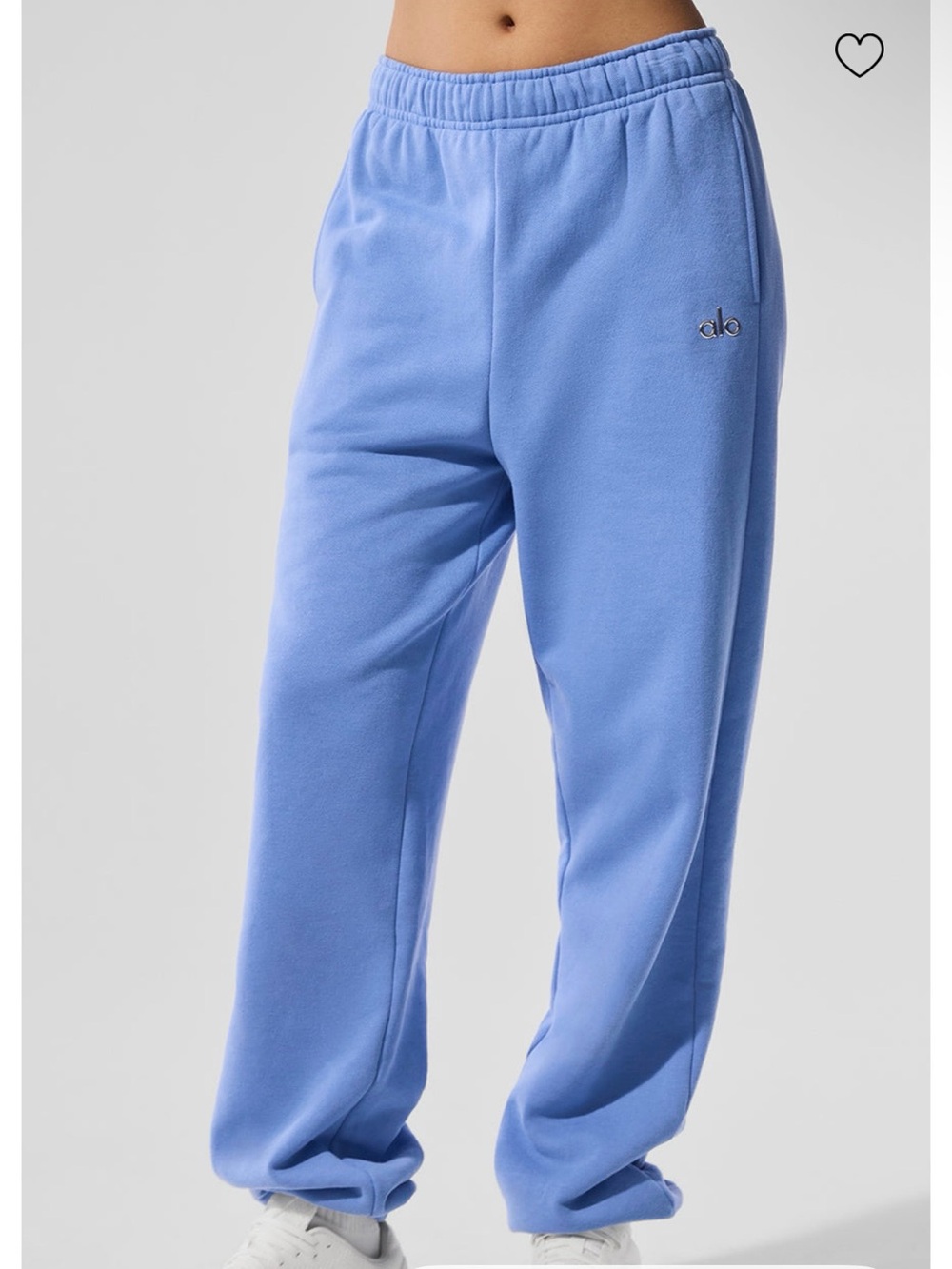 ALO Yoga Women's Relaxed Track Pants in Periwinkle Blue